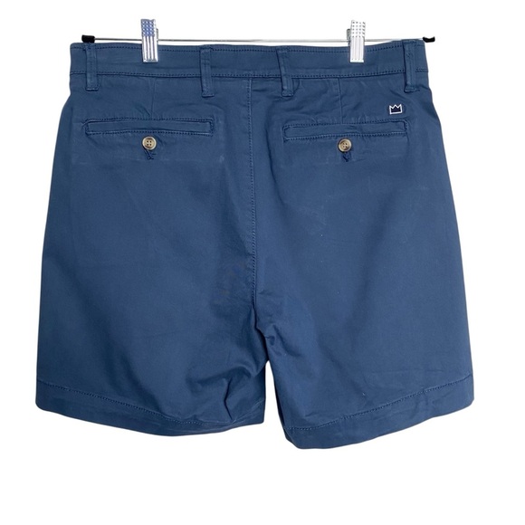 Crown and Ivy men’s navy motion flex SOFT Chino shorts size 34 - Picture 3 of 7
